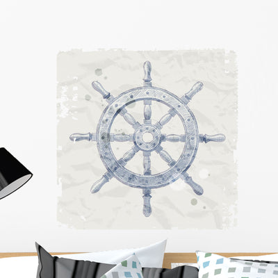 Hand Drawn Vector Illustration shown on a wall