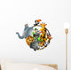 Funny Wild African Animal Wall Decal