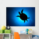 Silhouette Hawksbill Sea Turtle