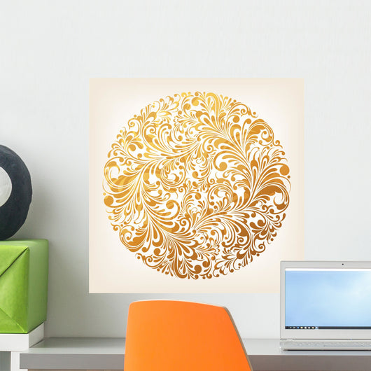 Ornamental Gold Circle Pattern