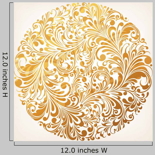 Ornamental Gold Circle Pattern
