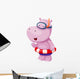 Hippo Vector Wall Decal