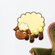 Cute sheep vector Wall Decal