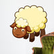 Cute sheep vector Wall Decal