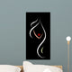 hair salon logo Wall Mural