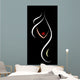 hair salon logo Wall Mural