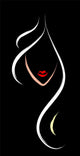 hair salon logo Wall Mural