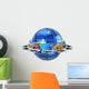 Global Computer Communication Concept Wall Decal
