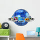 Global Computer Communication Concept Wall Decal
