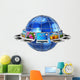 Global Computer Communication Concept Wall Decal