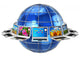 Global computer communication concept Wall Decal
