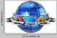 Global Computer Communication Concept Wall Decal