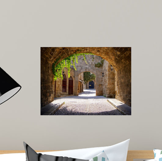 Medieval Arched Street Old