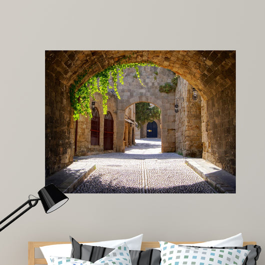 Medieval Arched Street Old