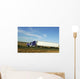 Semi truck going fast on interstate highway Wall Mural