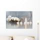 Still-life with candles and Orchideeenblüten Wall Mural