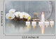 Still-life with candles and Orchideeenblüten Wall Mural