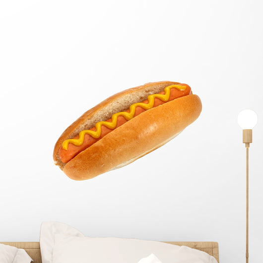Hot Dog with Mustard Wall Mural