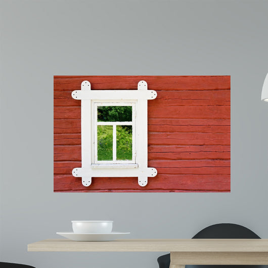 Decorative White Window
