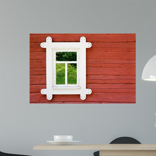 Decorative White Window