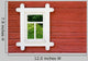 Decorative White Window