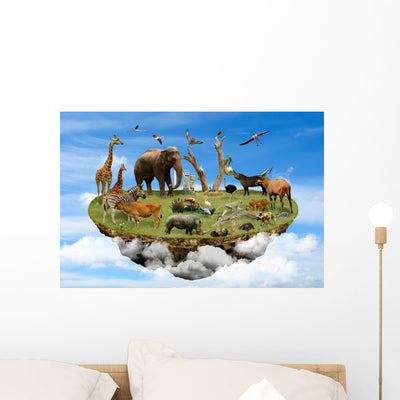 Natural Reserve Concept shown on a wall