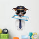 dog boarding pass Wall Decal