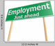 Street Sign With Employment Word Wall Decal
