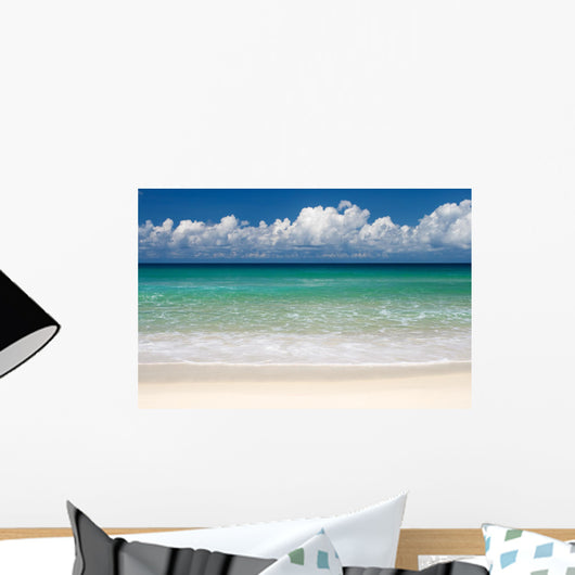 Tropical beach paradise Wall Mural