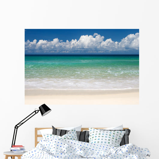Tropical beach paradise Wall Mural