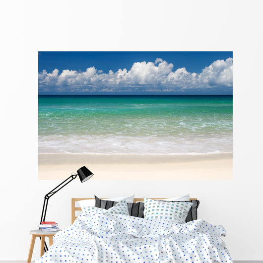 Tropical beach paradise Wall Mural