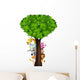 Funny safari animal cartoon Wall Decal