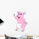 Pig Chef Cartoon Character Wall Decal