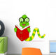 A Happy Worm Reading Book Wall Decal