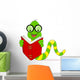 A Happy Worm Reading Book Wall Decal