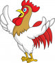 Rooster with thumb up Wall Decal