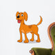 Happy dog cartoon Wall Decal