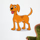 Happy dog cartoon Wall Decal