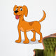 Happy dog cartoon Wall Decal