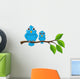 Bird Sitting on Branch Wall Decal