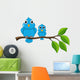 Bird Sitting on Branch Wall Decal