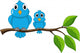 Bird Sitting on Branch Wall Decal