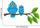 Bird Sitting on Branch Wall Decal