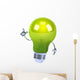 Green Lightbulb Wall Decal