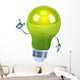 Green Lightbulb Wall Decal