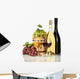 Barrel Bottles and Glasses Wall Decal