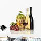 Barrel Bottles and Glasses Wall Decal