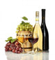 Barrel Bottles and Glasses Wall Decal