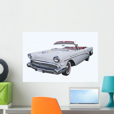 Classic Car shown on a wall