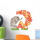 Owl and Alphabet Wall Decal
